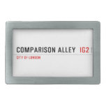 Comparison alley   Belt Buckles