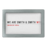 We are Smith & Smith  Belt Buckles