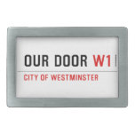 OUR DOOR  Belt Buckles