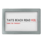 Taits Beach Road  Belt Buckles