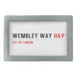 Wembley Way  Belt Buckles