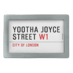 YOOTHA JOYCE Street  Belt Buckles