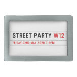 Street Party  Belt Buckles