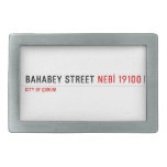 BAHABEY STREET  Belt Buckles