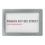 Kgauza Key Gee Street  Belt Buckles