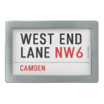 West End  Lane  Belt Buckles