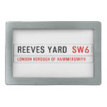 Reeves Yard   Belt Buckles
