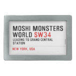 mOSHI mONSTERS wORLD  Belt Buckles