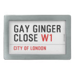 GAY GINGER CLOSE  Belt Buckles