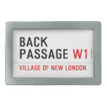 Back Passage  Belt Buckles