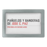 PaÑuelos y Banderas DE  Belt Buckles