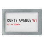 Cunty Avenue  Belt Buckles