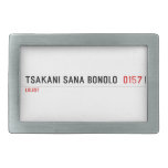 Tsakani Sana Bonolo   Belt Buckles