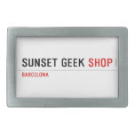 SUNSET GEEK  Belt Buckles