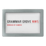 Grammar Grove  Belt Buckles