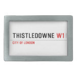 Thistledowne  Belt Buckles