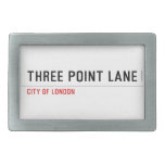 THREE POINT LANE  Belt Buckles