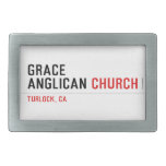 Grace ANglican  Belt Buckles