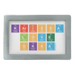 Karissa
 Love
 Oksa  Belt Buckles