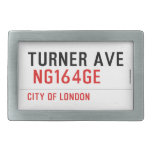 turner ave   Belt Buckles