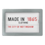Made In   Belt Buckles