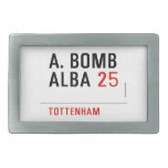 A. BOMB ALBA  Belt Buckles