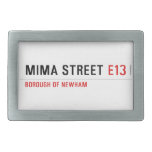 MIMA STREET  Belt Buckles