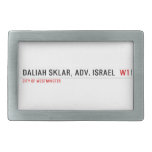 Daliah Sklar, Adv. Israel   Belt Buckles