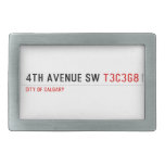 4th Avenue SW  Belt Buckles