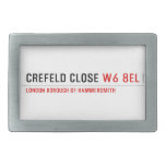 Crefeld Close  Belt Buckles