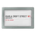 Karla Croft Street  Belt Buckles