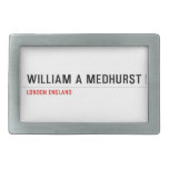 william a medhurst  Belt Buckles