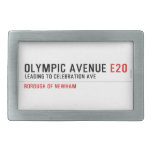 Olympic Avenue  Belt Buckles