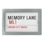 Memory Lane   Belt Buckles