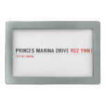 PRINCES MARINA DRIVE  Belt Buckles