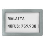 MALATYA  NÜFUS: 759.930  Belt Buckles