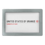 United States of Uranus  Belt Buckles