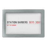 Station barbers   Belt Buckles