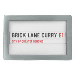 Brick Lane Curry  Belt Buckles