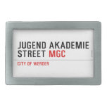 jugend akademie Street  Belt Buckles