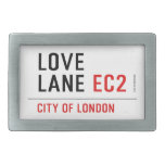 Love lane  Belt Buckles