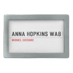 Anna Hopkins WA8  Belt Buckles