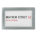 Mathew street  Belt Buckles