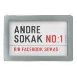 ANDRE SOKAK  Belt Buckles