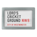 LORD'S CRICKET GROUND  Belt Buckles
