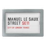 Manuel le Saux Street  Belt Buckles