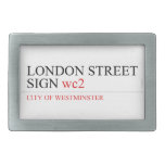 LONDON STREET SIGN  Belt Buckles