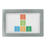 I
 Lv
 You  Belt Buckles