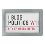 I Blog  Politics  Belt Buckles