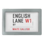 English Lane  Belt Buckles